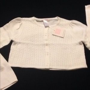 NWT Janie and Jack 6, cropped sweater
